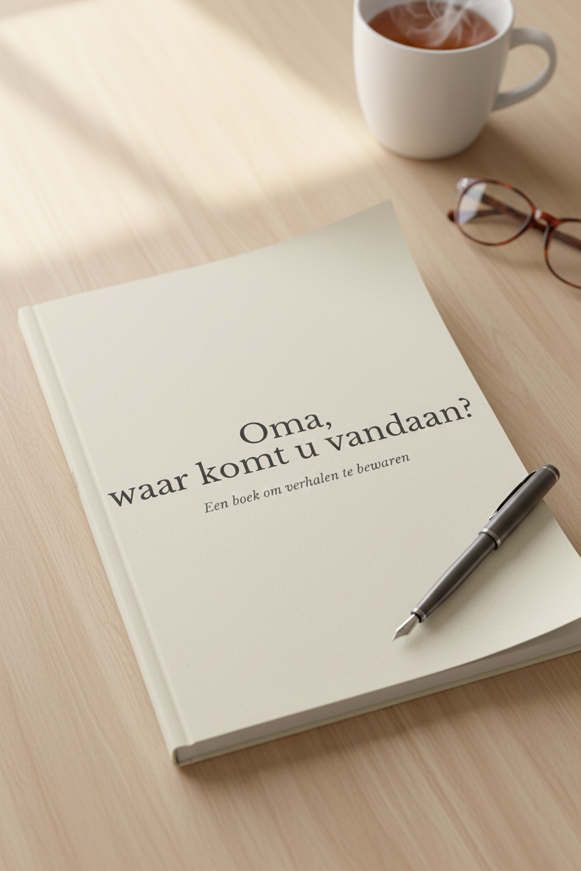 Oma, waar komt u vandaan? - Een boek om verhalen te bewaren (PRE ORDER)