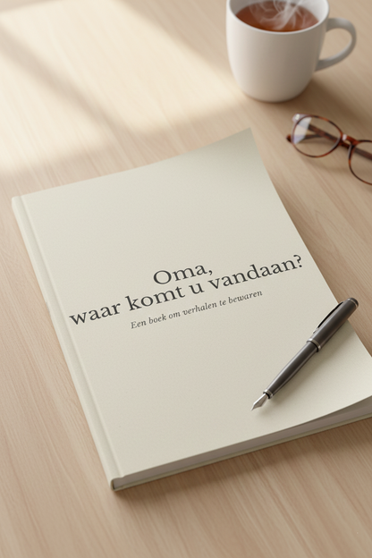 Oma, waar komt u vandaan? - Een boek om verhalen te bewaren (PRE ORDER)
