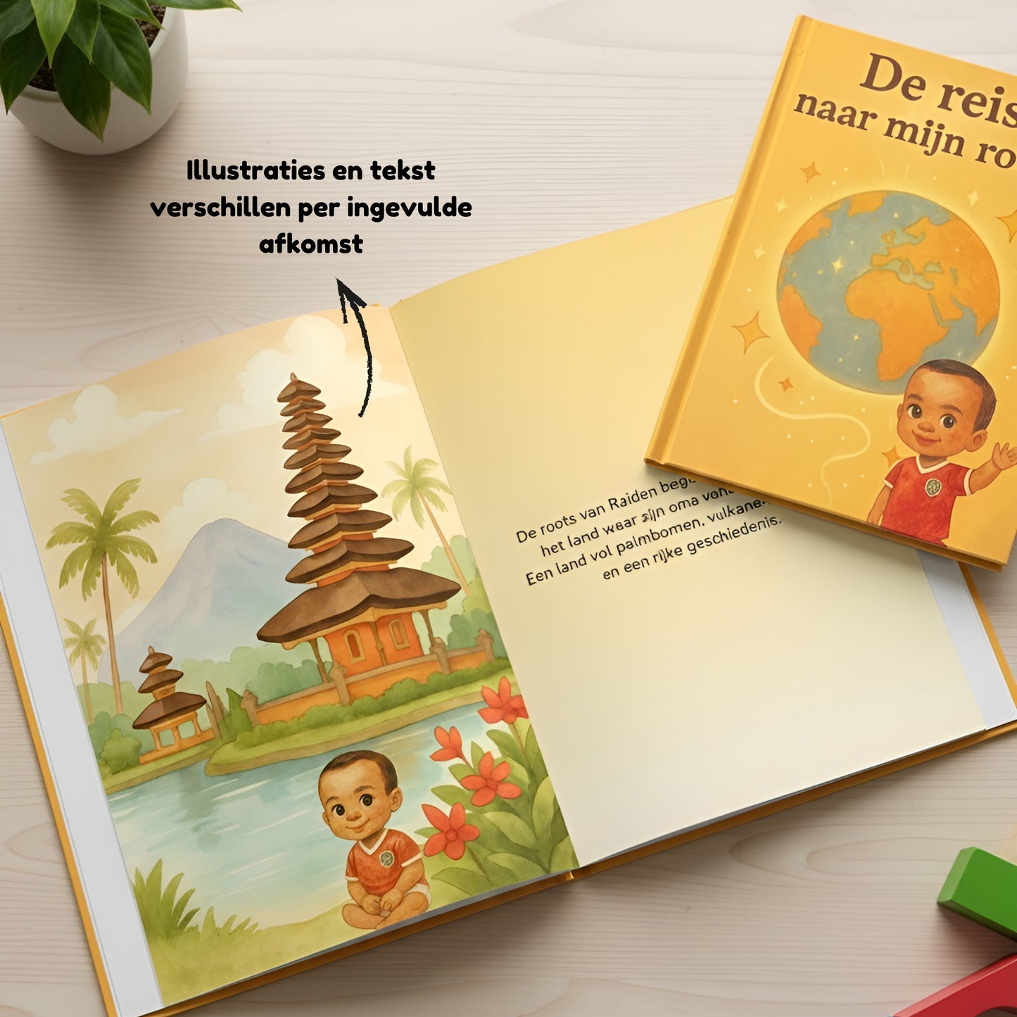 De Reis Naar Mijn Roots – Gepersonaliseerd Kinderboek