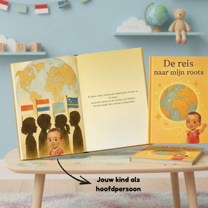 De Reis Naar Mijn Roots – Gepersonaliseerd Kinderboek