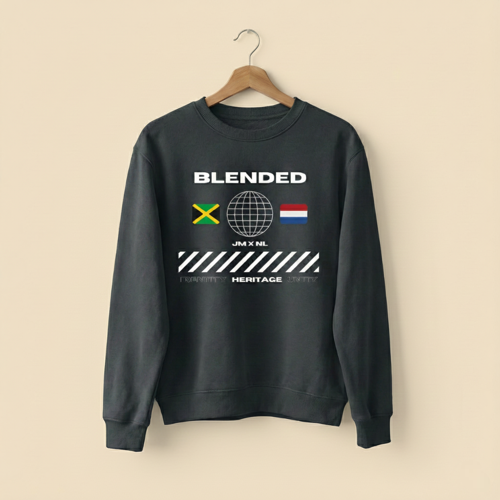 BLENDED™ Heritage Sweater — Personalized Flags Edition